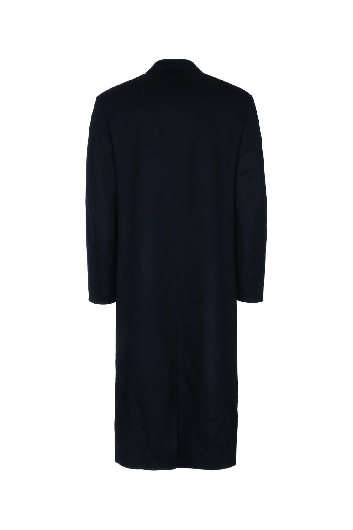 Loro Piana Men's Linford Virgin Wool Coat in Navy Blue - view 2