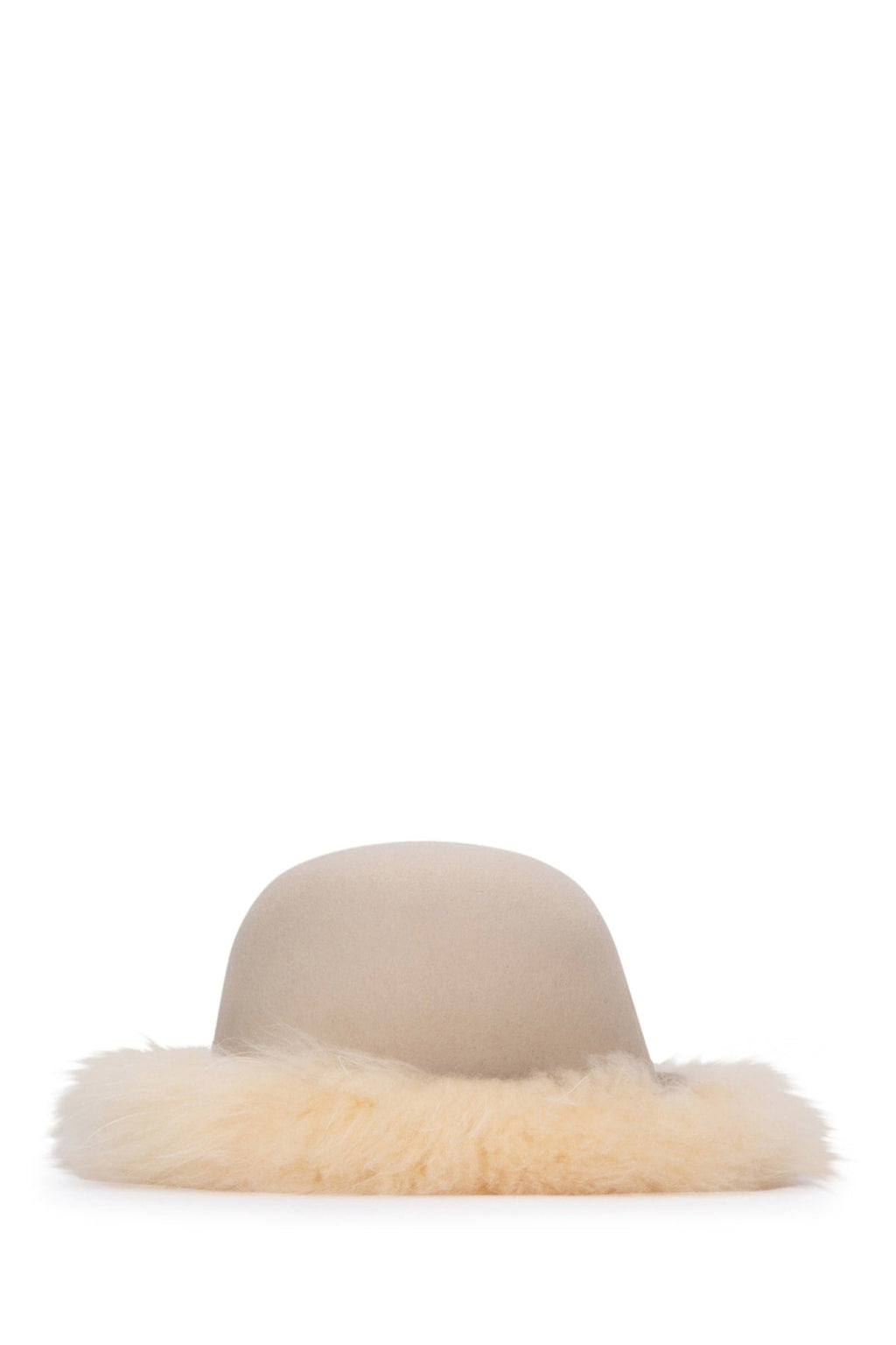 Loro Piana Women's Fur Felt Hat in Cream - view 2