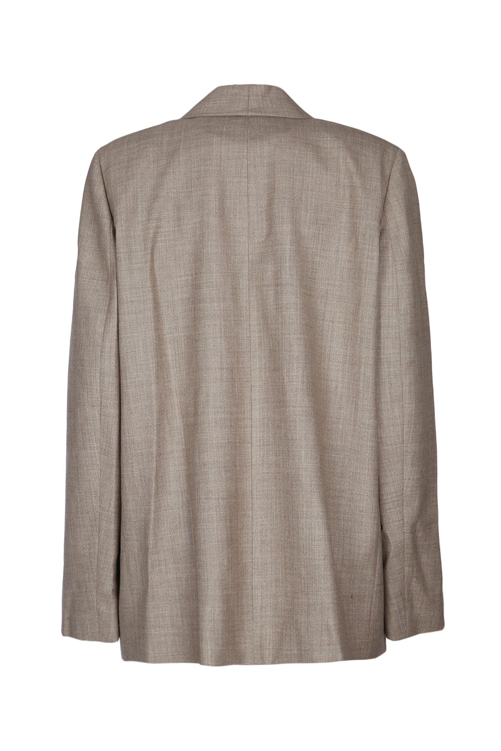Loro Piana Women's Wool Double-Breasted Blazer in Taupe - view 2