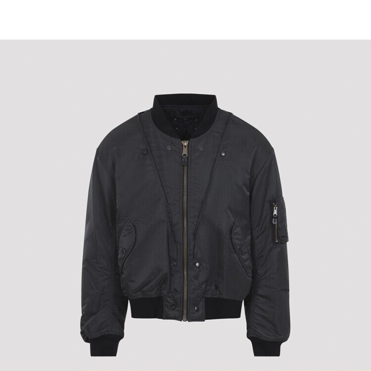 Maison Margiela Men's Bomber Jacket in Grey