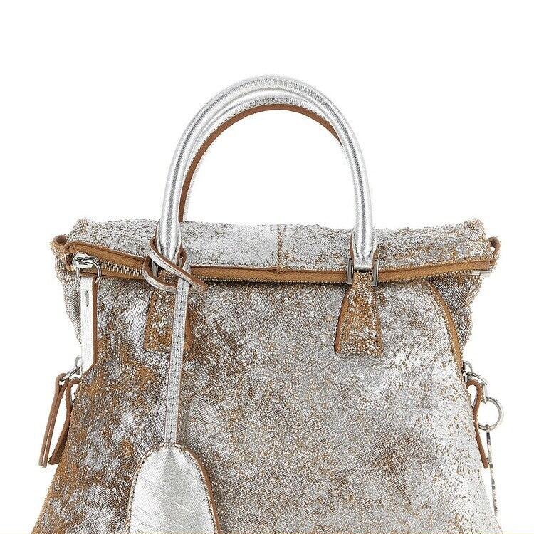 Maison Margiela Women's Ac Mini Handbag in Silver