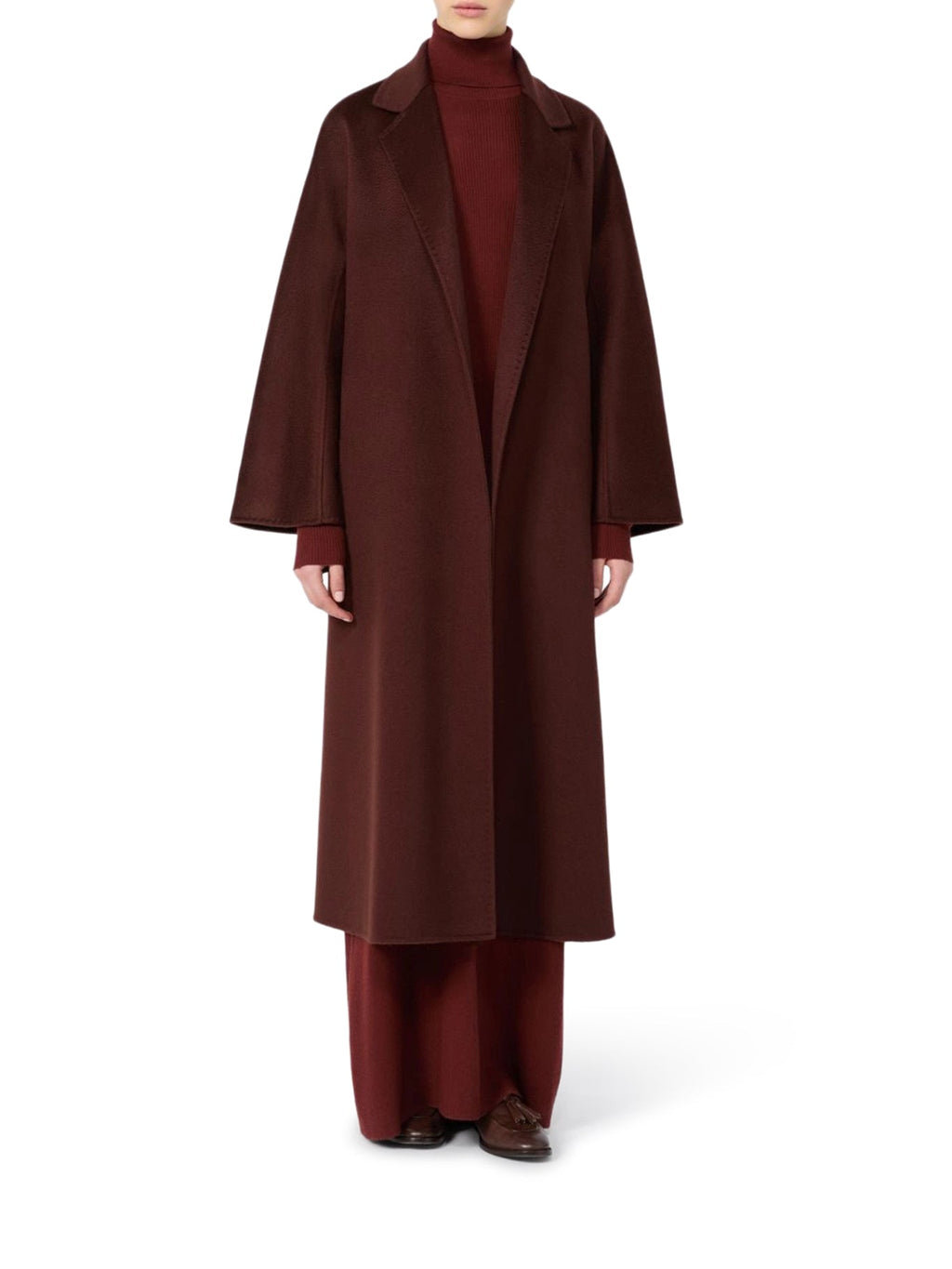Max Mara Women's Ludmilla Cashmere Coat in Bordeaux - view 2