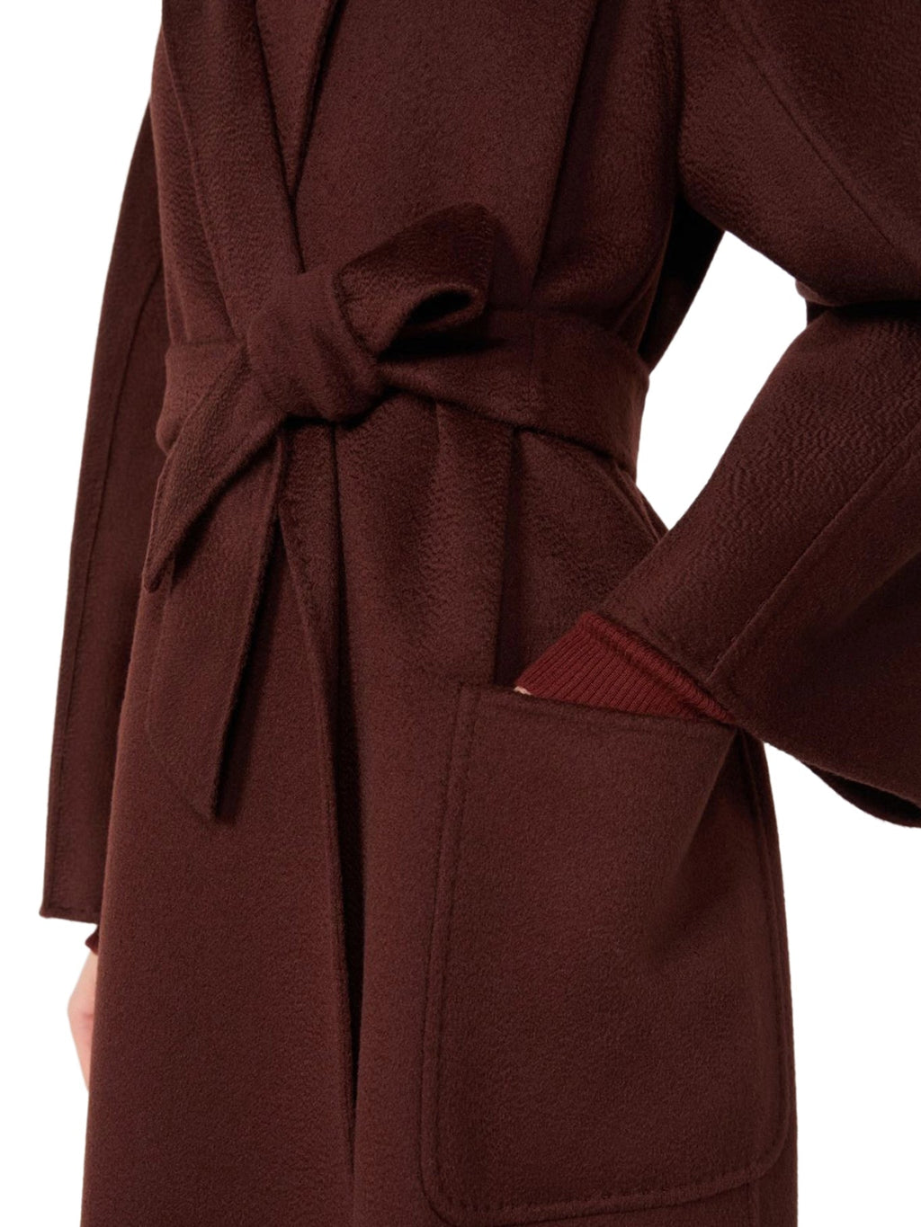 Max Mara Women's Ludmilla Cashmere Coat in Bordeaux - view 4