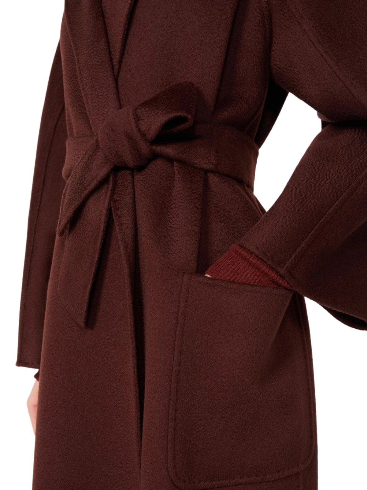 Max Mara Women's Ludmilla Cashmere Coat in Bordeaux - view 4