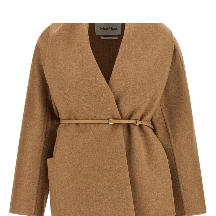 Maxmara Women's Max Mara Mxmabilita Coat in Camel