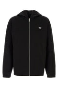 PRADA Men's Black Stretch Jersey Reversible Sweatshirt - View 1