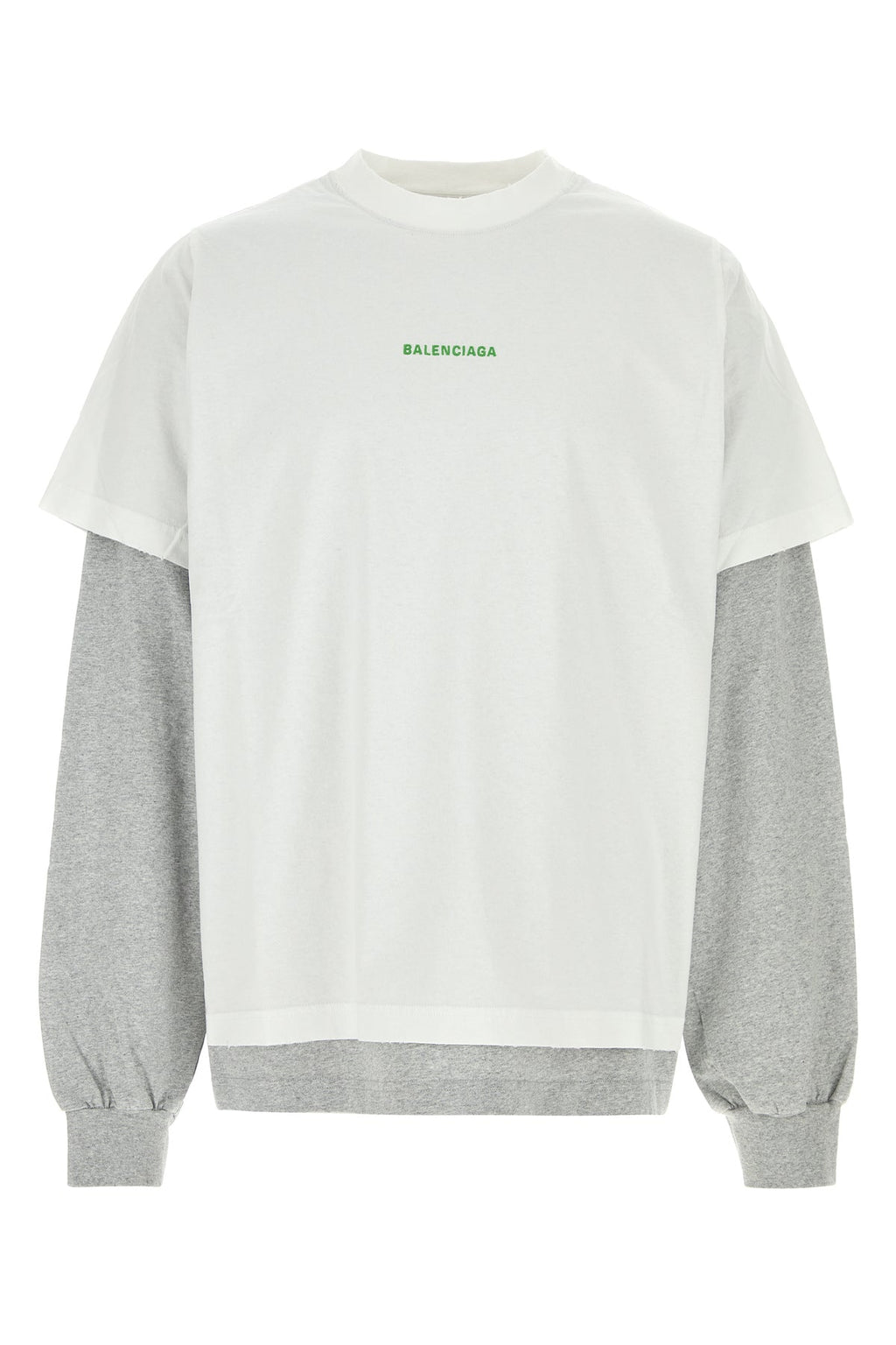 BALENCIAGA Men's Two-Tone Cotton Oversize T-Shirt - View 1