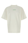 BALENCIAGA Men's White Cotton T-Shirt - View 1