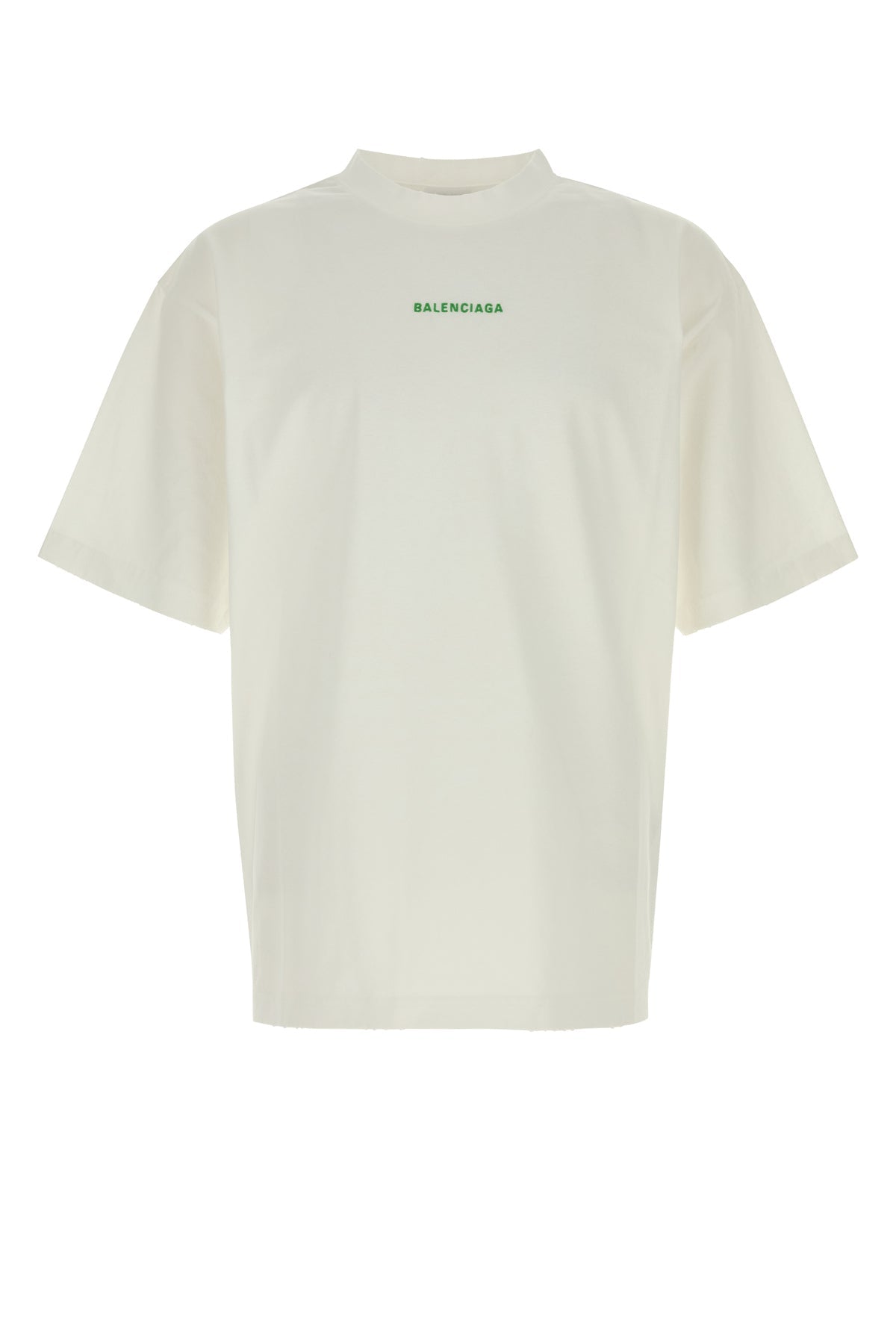 BALENCIAGA Men's White Cotton T-Shirt - View 1