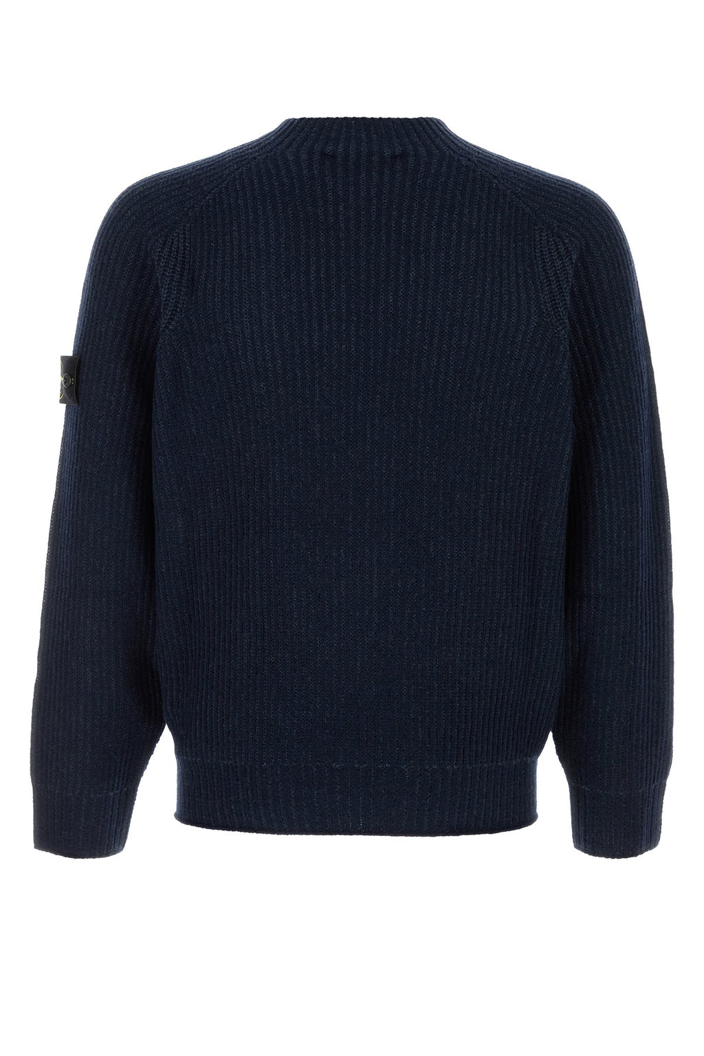 STONE ISLAND Men's Midnight Blue Cashmere Blend Sweater - View 2