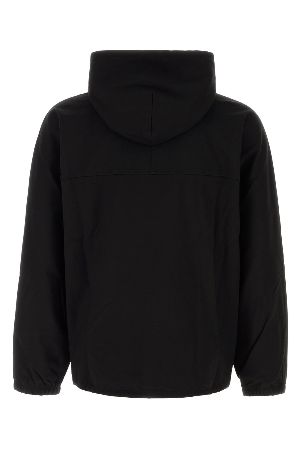 PRADA Men's Black Stretch Jersey Reversible Sweatshirt - View 2