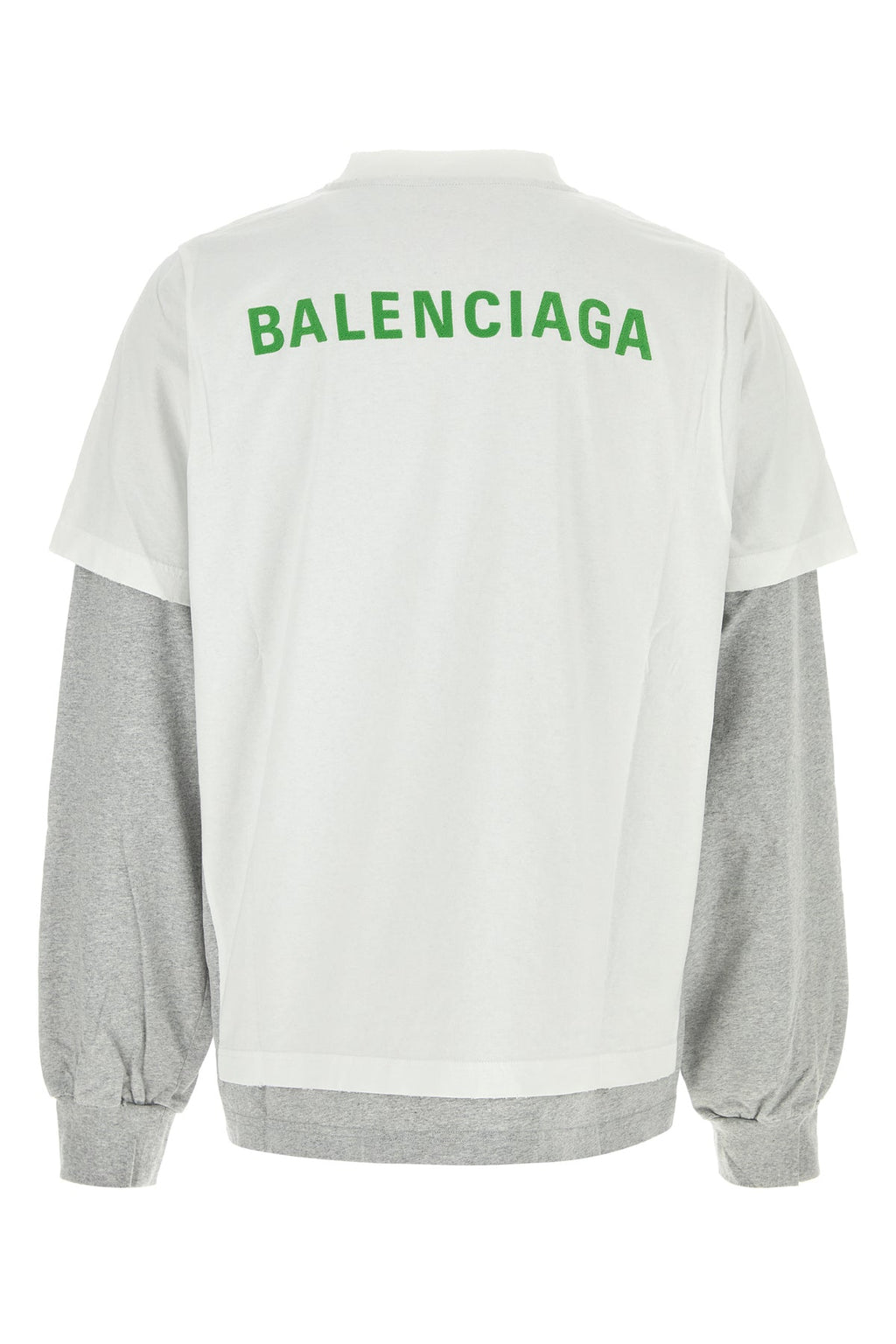 BALENCIAGA Men's Two-Tone Cotton Oversize T-Shirt - View 2