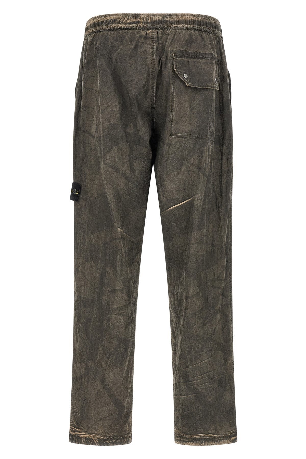 STONE ISLAND Men's Printed Pants in Grey