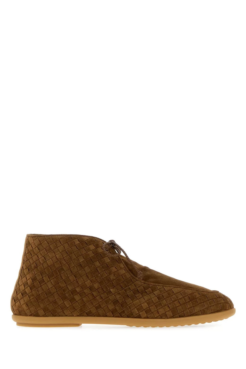 BOTTEGA VENETA Men's Intrecciato Suede Loafers - View 2