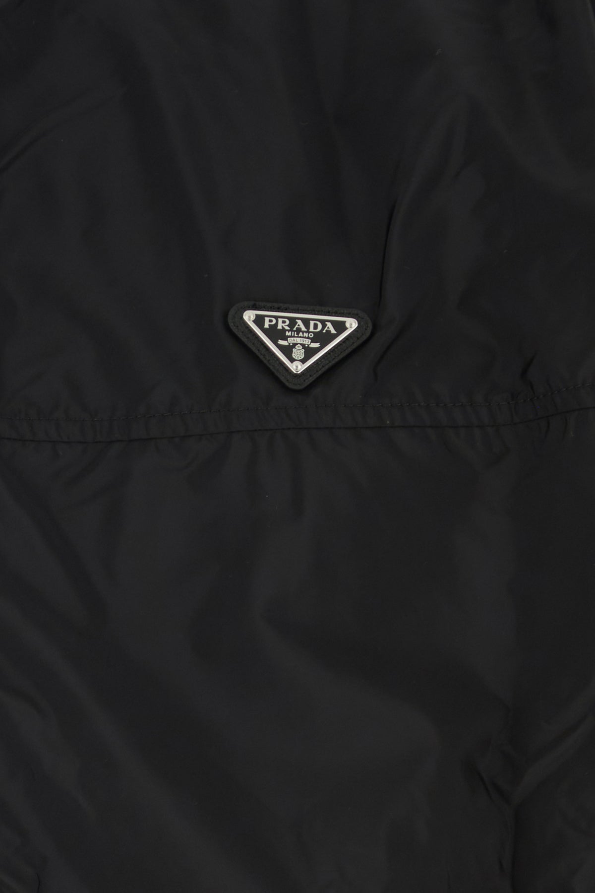 PRADA Men's Black Stretch Jersey Reversible Sweatshirt - View 4