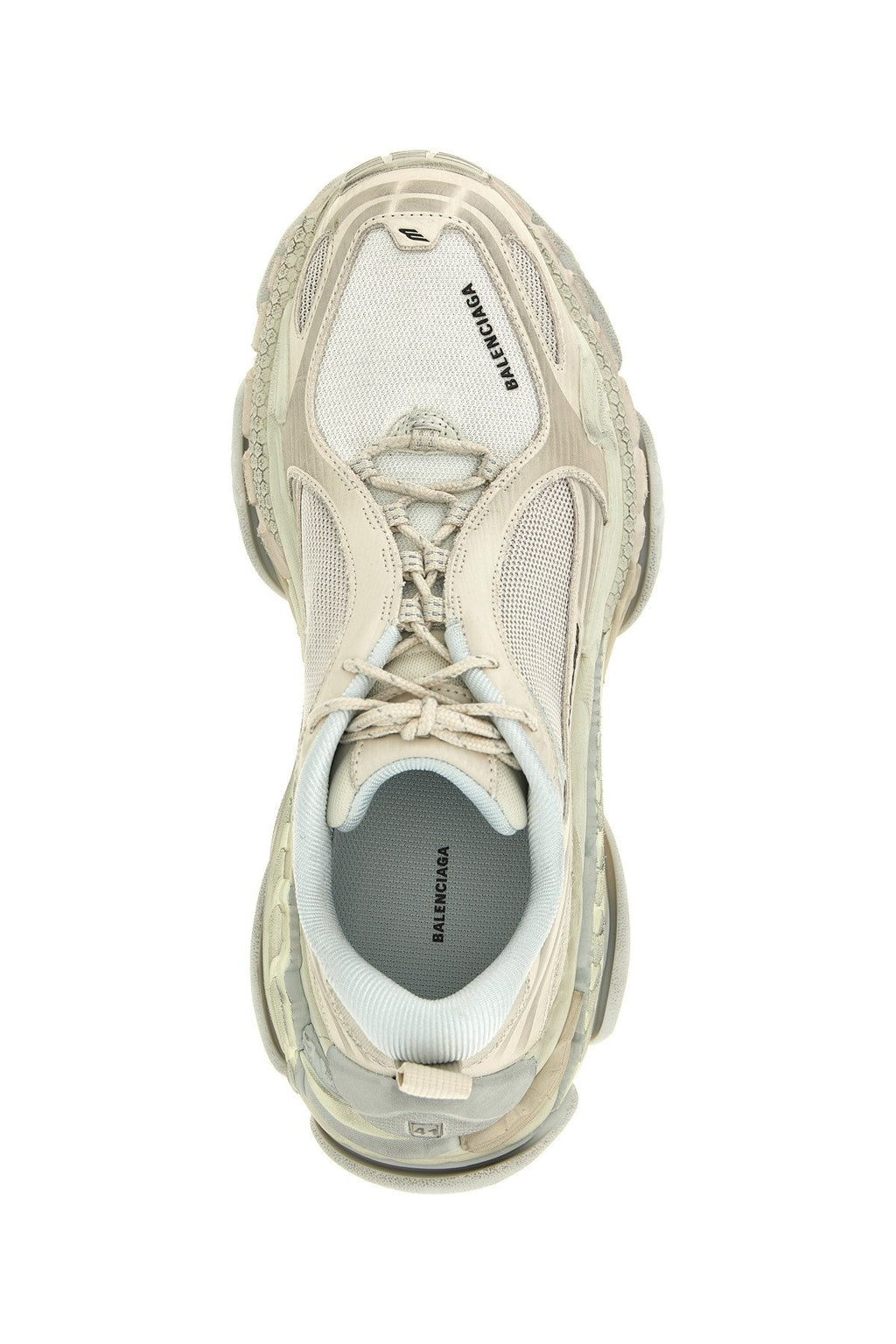 BALENCIAGA Men's Triple S 2 Sneakers in White (865849WTRS29191) - View 4