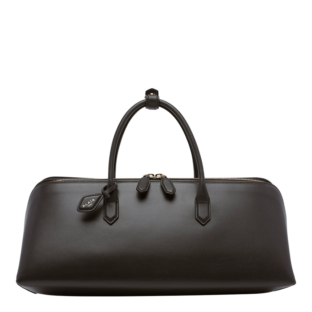 Alaia Women's Medium Delta Handbag in Fume Leather - view 1