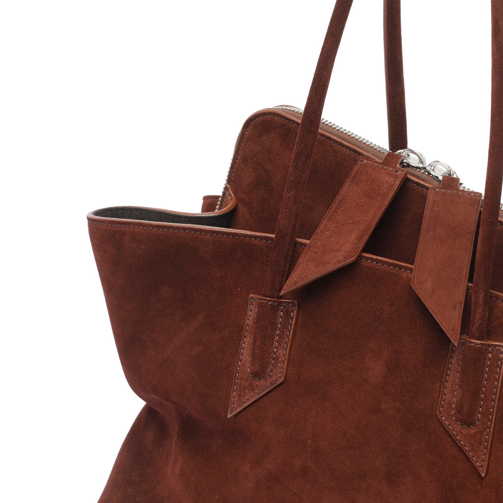 The Attico Women's Medium La Passeggiata Handbag in Brown - view 2