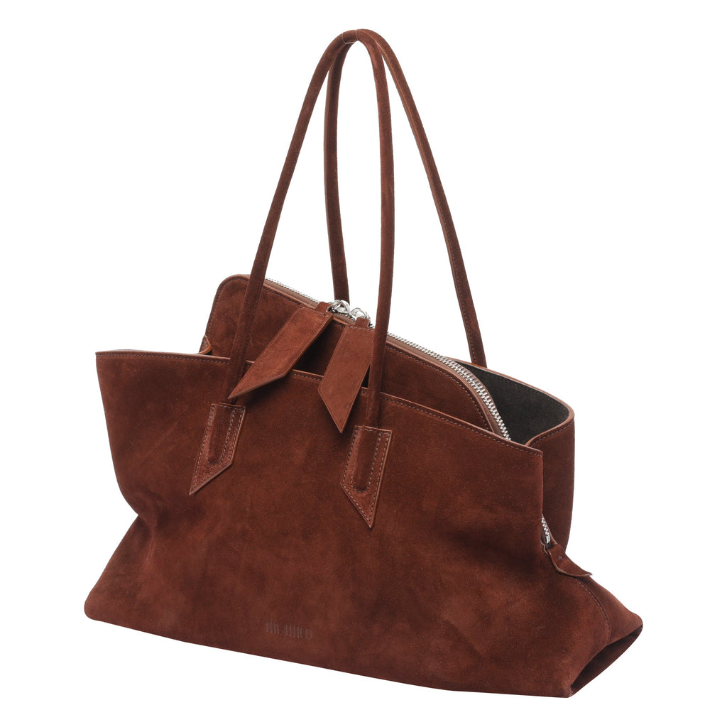 The Attico Women's Medium La Passeggiata Handbag in Brown - view 3