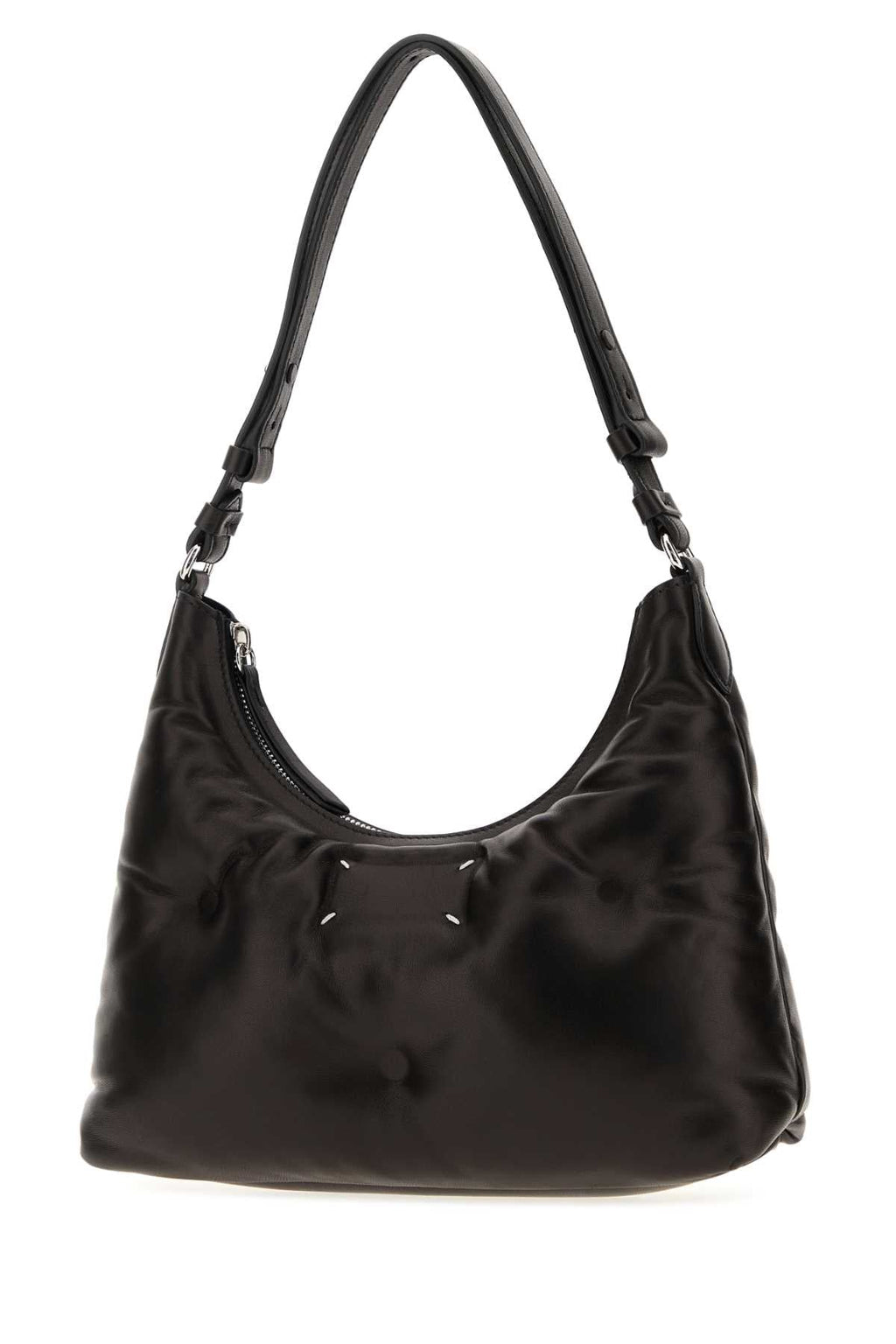 Maison Margiela Women's Leather Glam Slam Hobo in Black - view 2