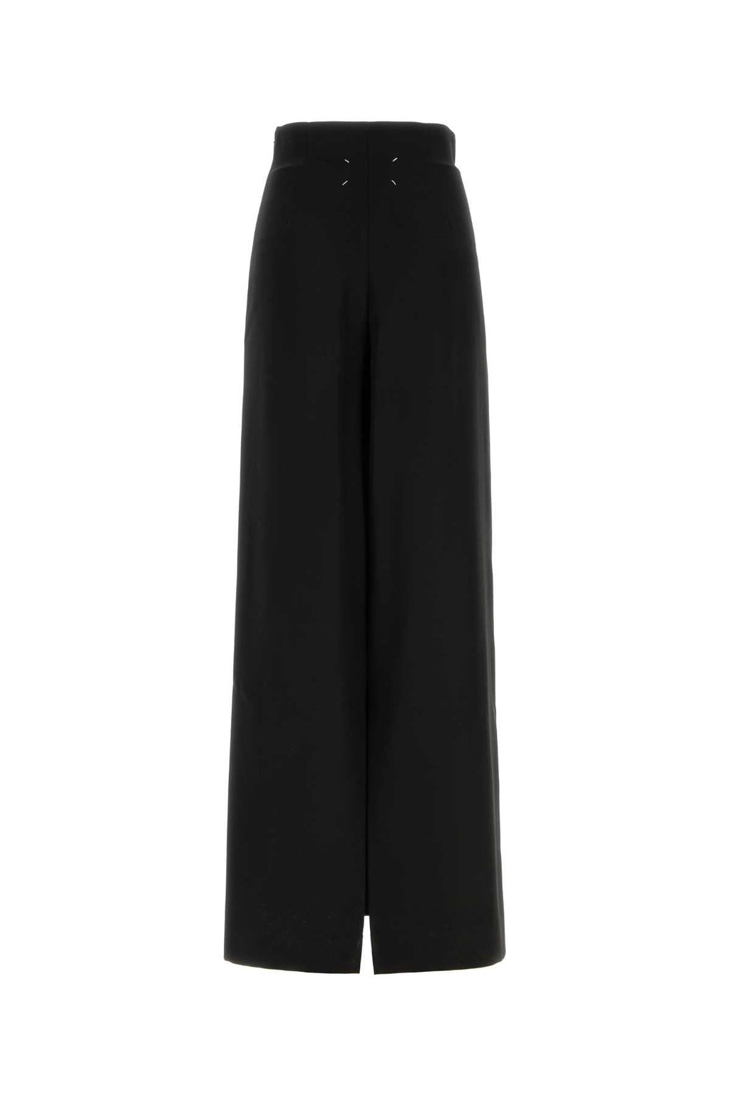 Maison Margiela Women's Wool Maxi Skirt Pants in Black - view 2