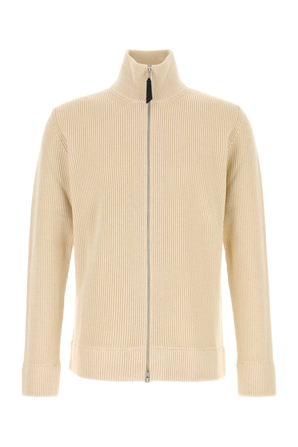 Maison Margiela Men's Cotton Zip Pullover in Beige - view 1
