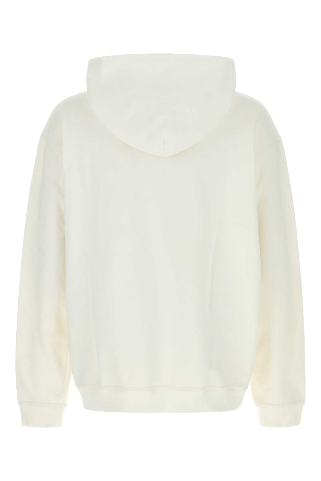 Maison Margiela Men's Cotton Hoodie in Cream - view 2