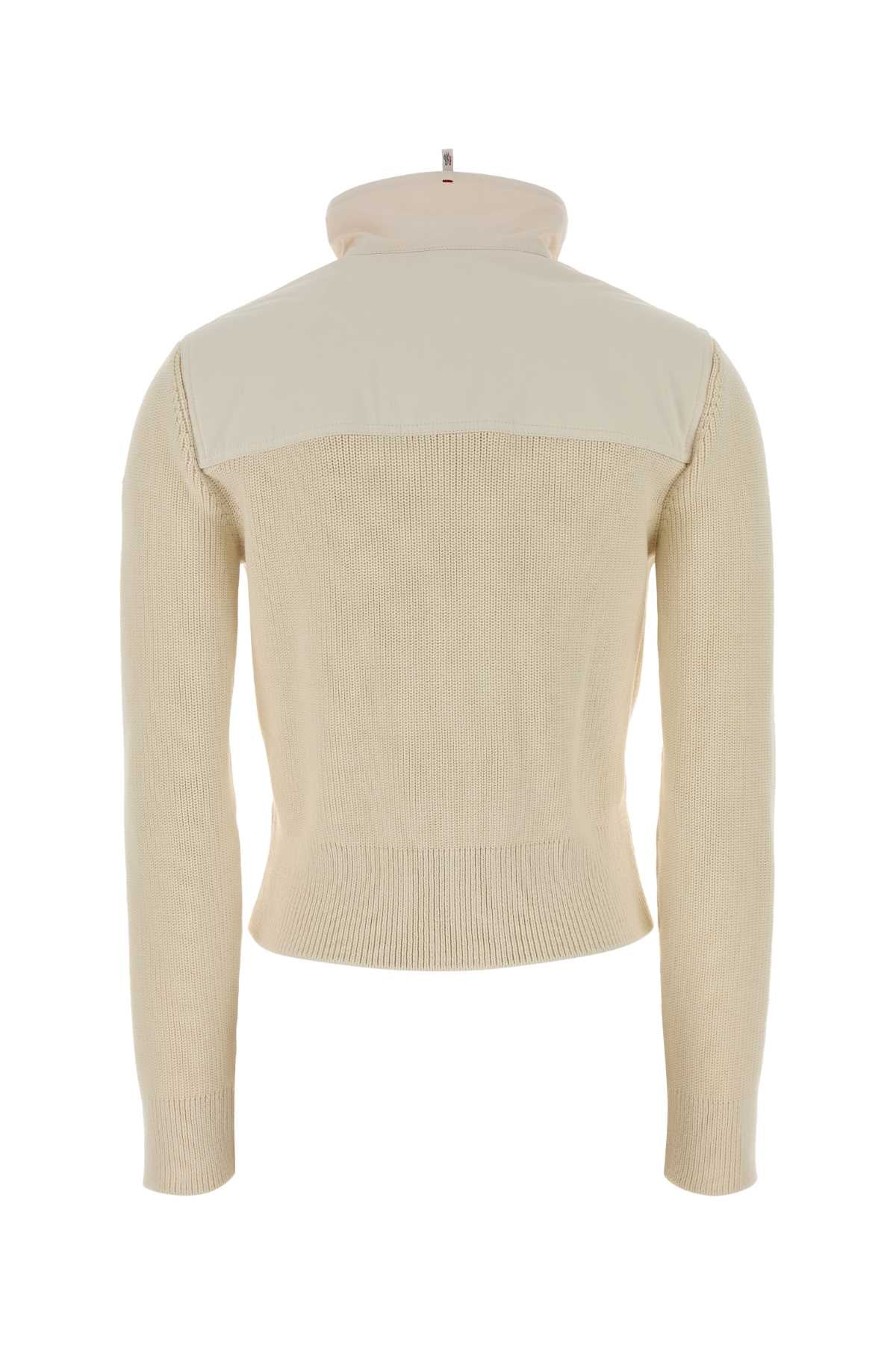 Moncler Grenoble Women's Cotton Cardigan in Cream - view 2