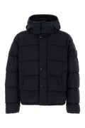 Stone Island Men's Wool Blend Down Jacket in Blue - view 1