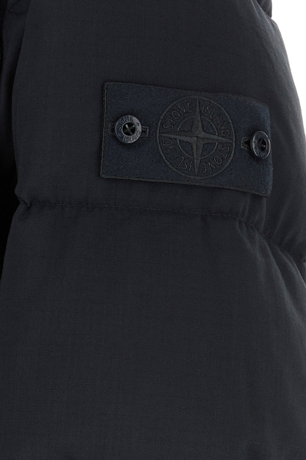 Stone Island Men's Wool Blend Down Jacket in Blue - view 3