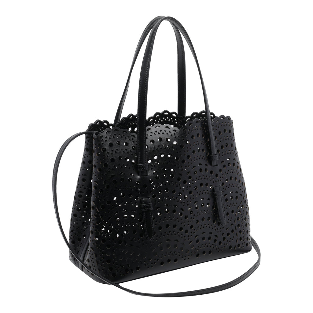 Alaia Women's Mina 25 Handbag in Black Leather - view 2