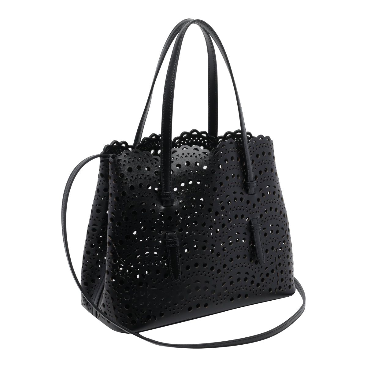 Alaia Women's Mina 25 Handbag in Black Leather - view 2