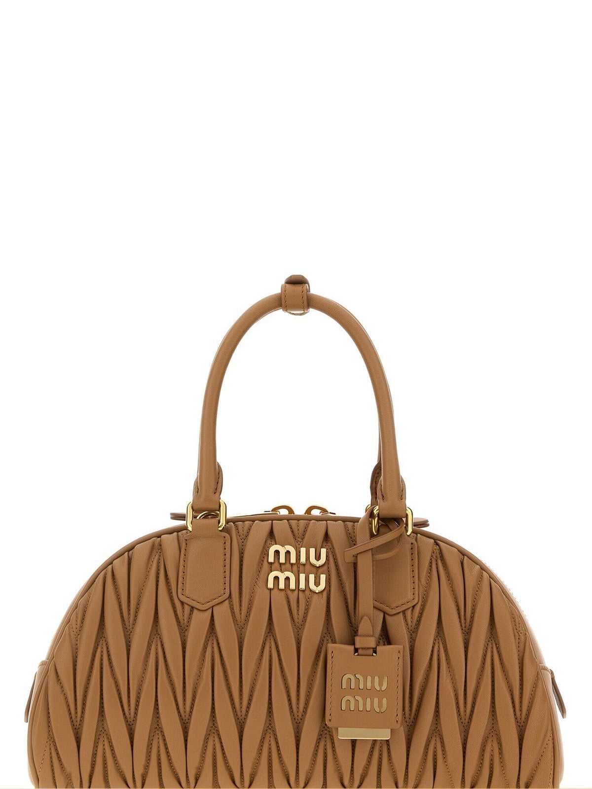 Miu Miu Women's Arcadie Shoulder Bag in Caramel