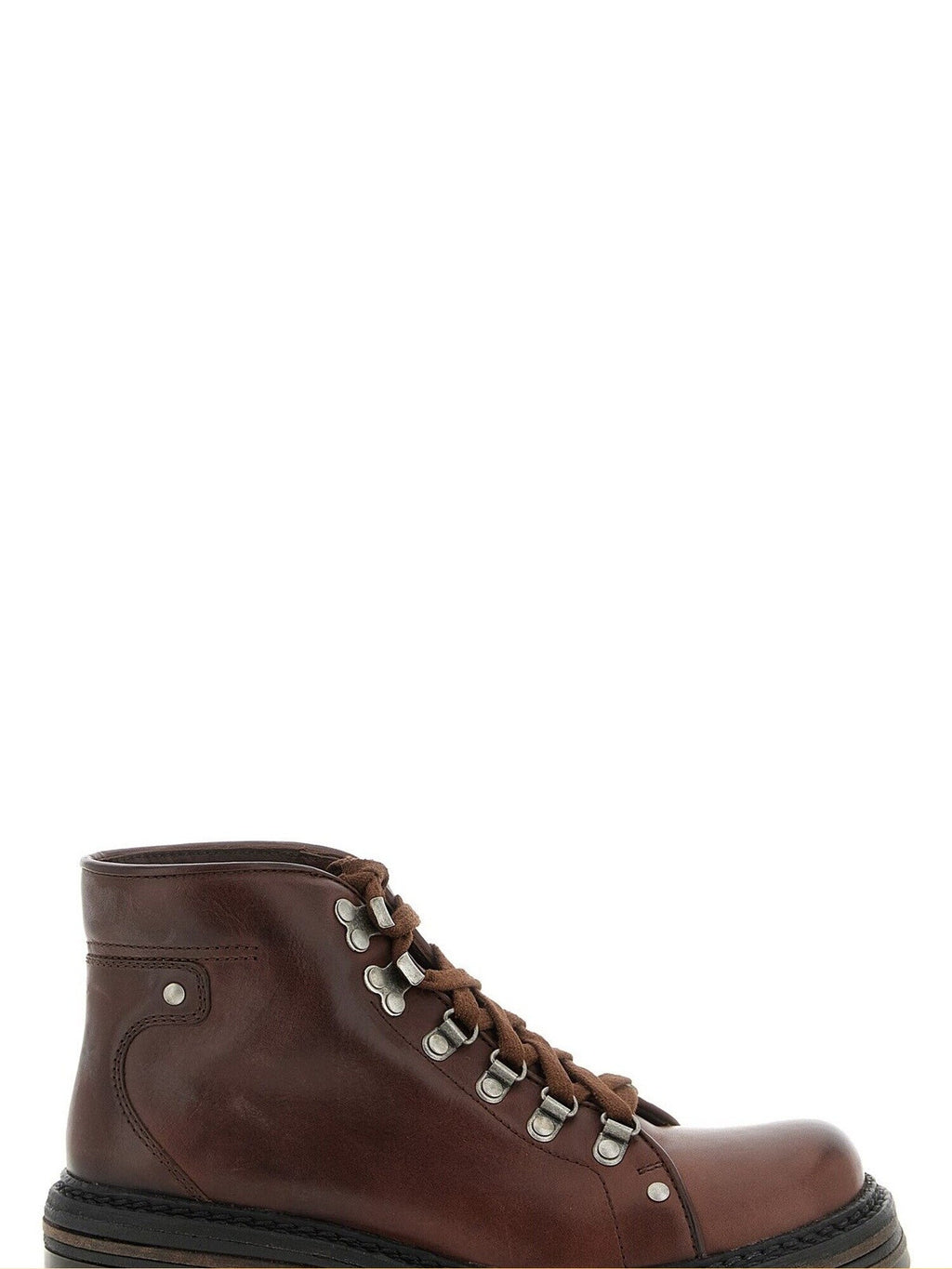 Miu Miu Women's Hiking Snow Boots in Brown