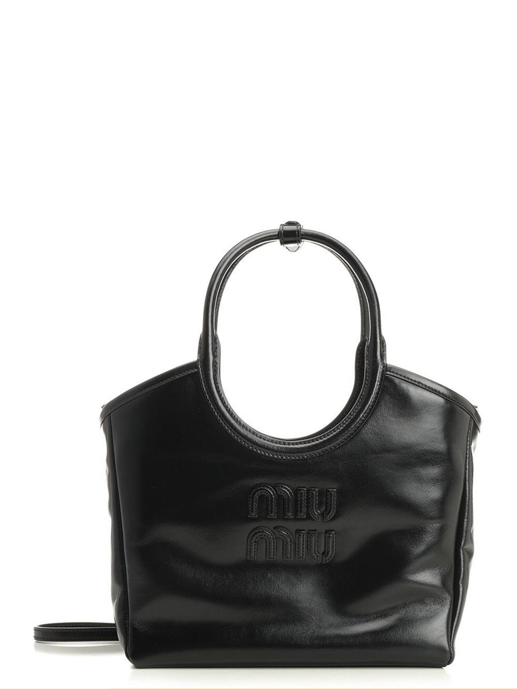Miu Miu Women's Ivy Small Shoulder Bag in Black