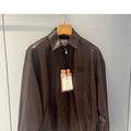 Miu Miu Women's Leather Jacket in Brown