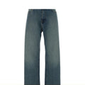 Miu Miu Women's Logo Jeans in Blue