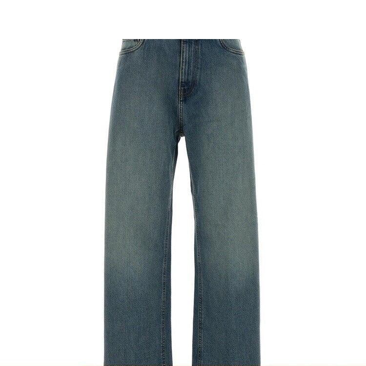 Miu Miu Women's Logo Jeans in Blue