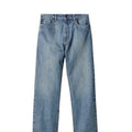 Miu Miu Women's Logo Jeans in Blue