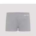 Miu Miu Women's Logo Shorts in Grey
