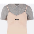 Miu Miu Women's Polo Polo Shirt in Grey