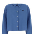 Miu Miu Women's Shirt in Blue