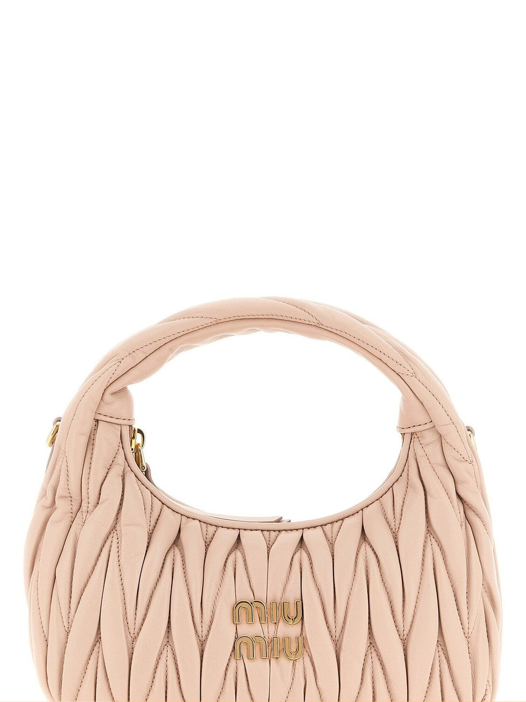 Miu Miu Women's Wander Small Crossbody Bag in Nude Pink