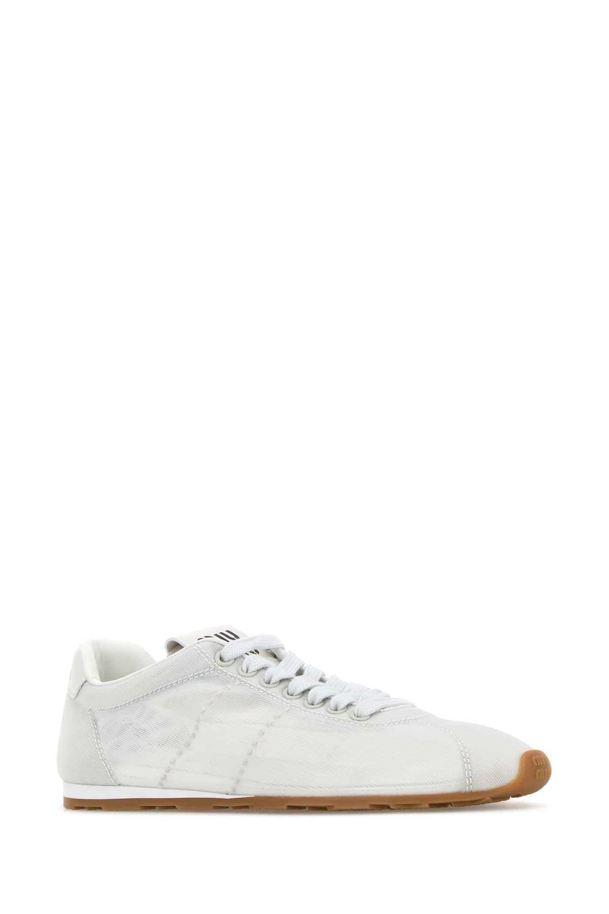 Miu Miu Women's Fabric Sneakers in White - view 2