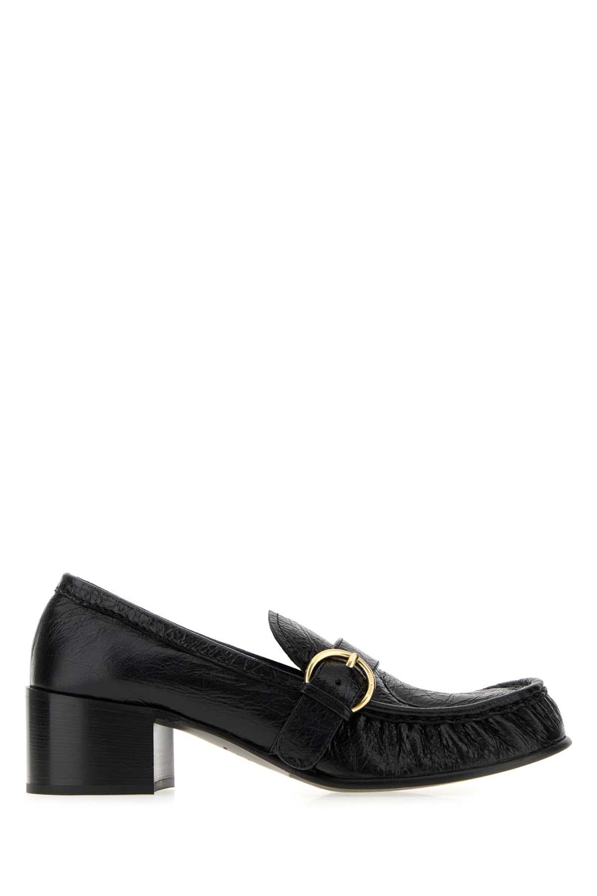 Miu Miu Women's Leather Loafers in Black - view 1