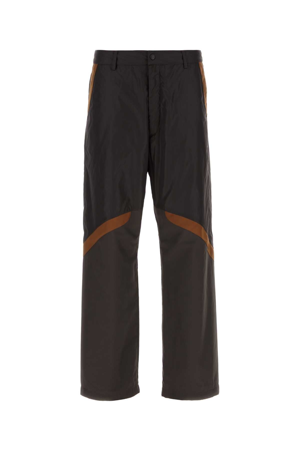 Moncler Men's Nylon Track Trousers in Black - view 1