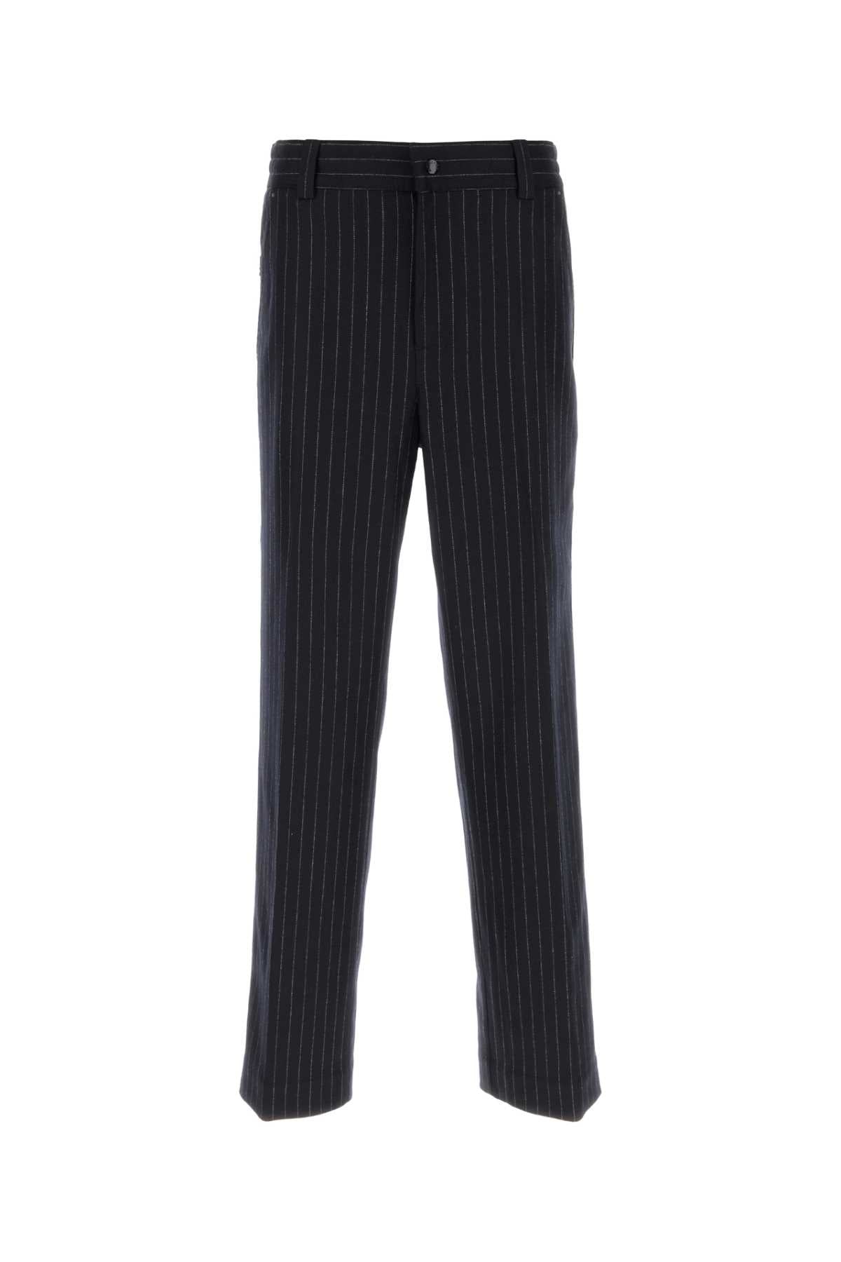 Moncler Men's Wool Trousers in Navy - view 1