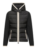Moncler Grenoble Women's Padded Hoodie in Black Polyamide - view 1