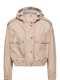 Moncler Women's Carex Coat in Beige