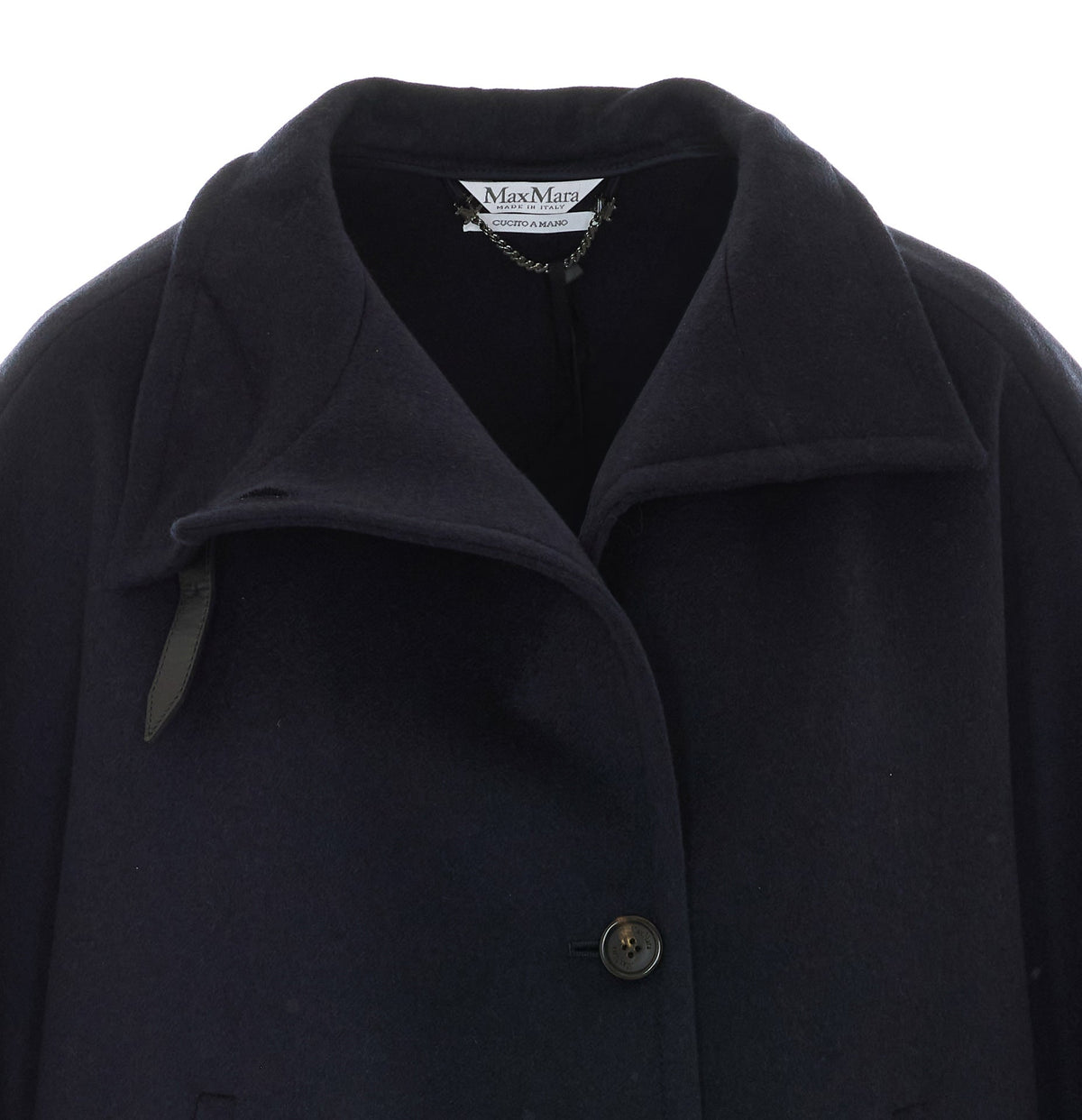 Max Mara Women's Mxaderrik Cape in Blue Cashmere - view 4